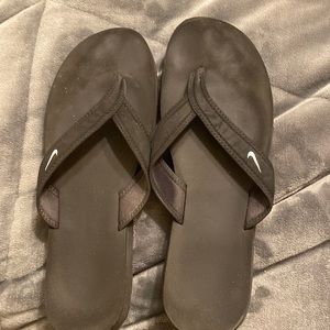Nike Black flip flops size 11